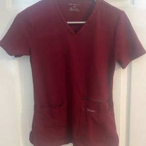 Jaanuu 4 Pocket V-Neck Scrub Top